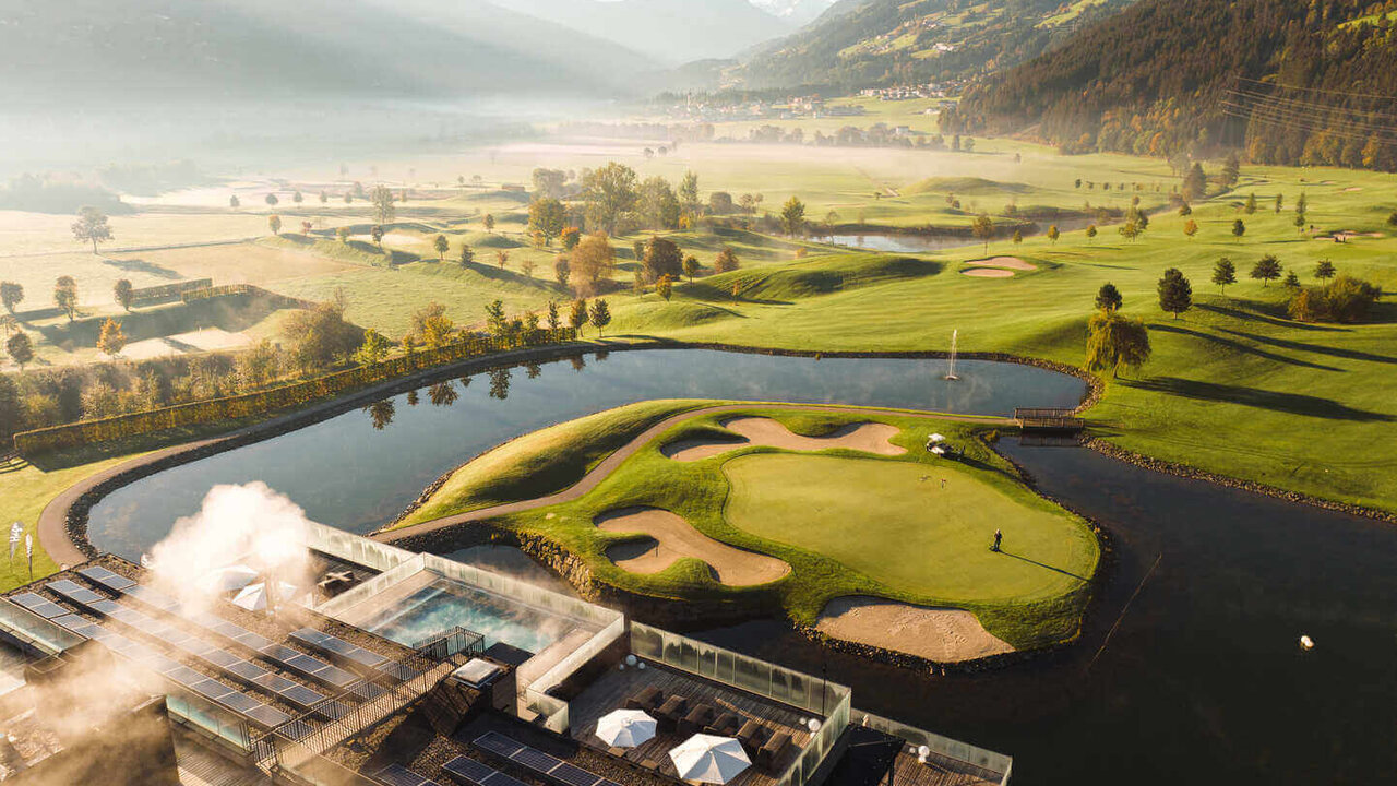 Golfplatz-Drohne-Herbst-6-Golfclub Zillertal