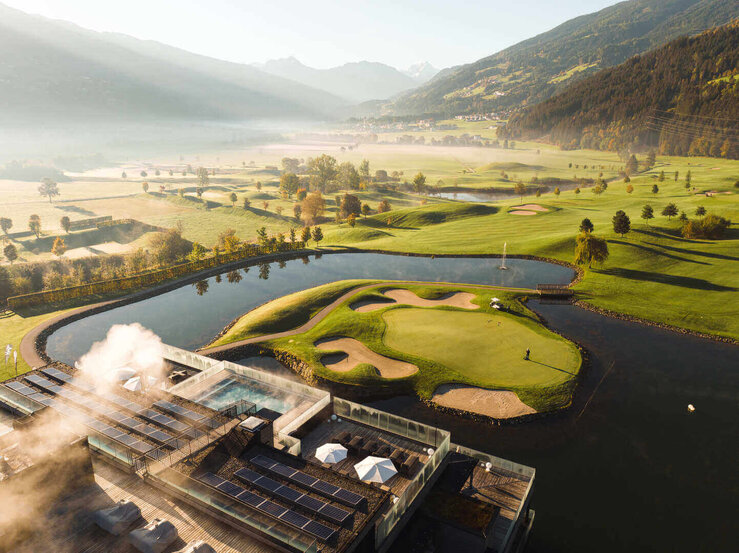 Golfplatz-Drohne-Herbst-6-Golfclub Zillertal